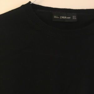Zara Black Knit Sweater
